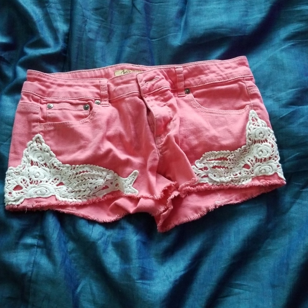 Cute peach shorts